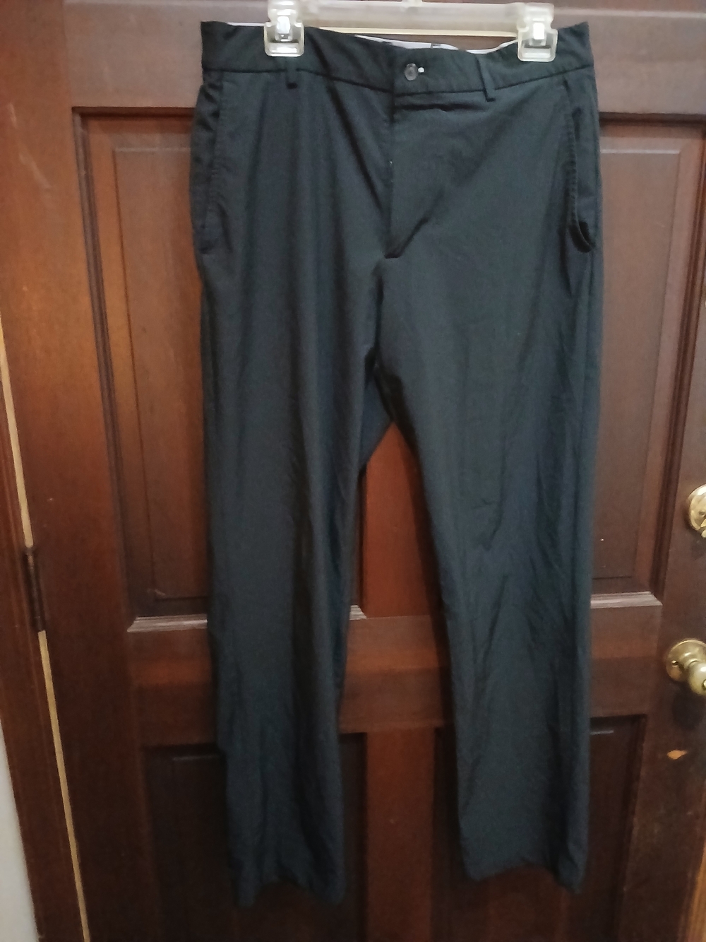 Walter Hagen Black Men's Standard Fit Performance Golf Pants W32 L32